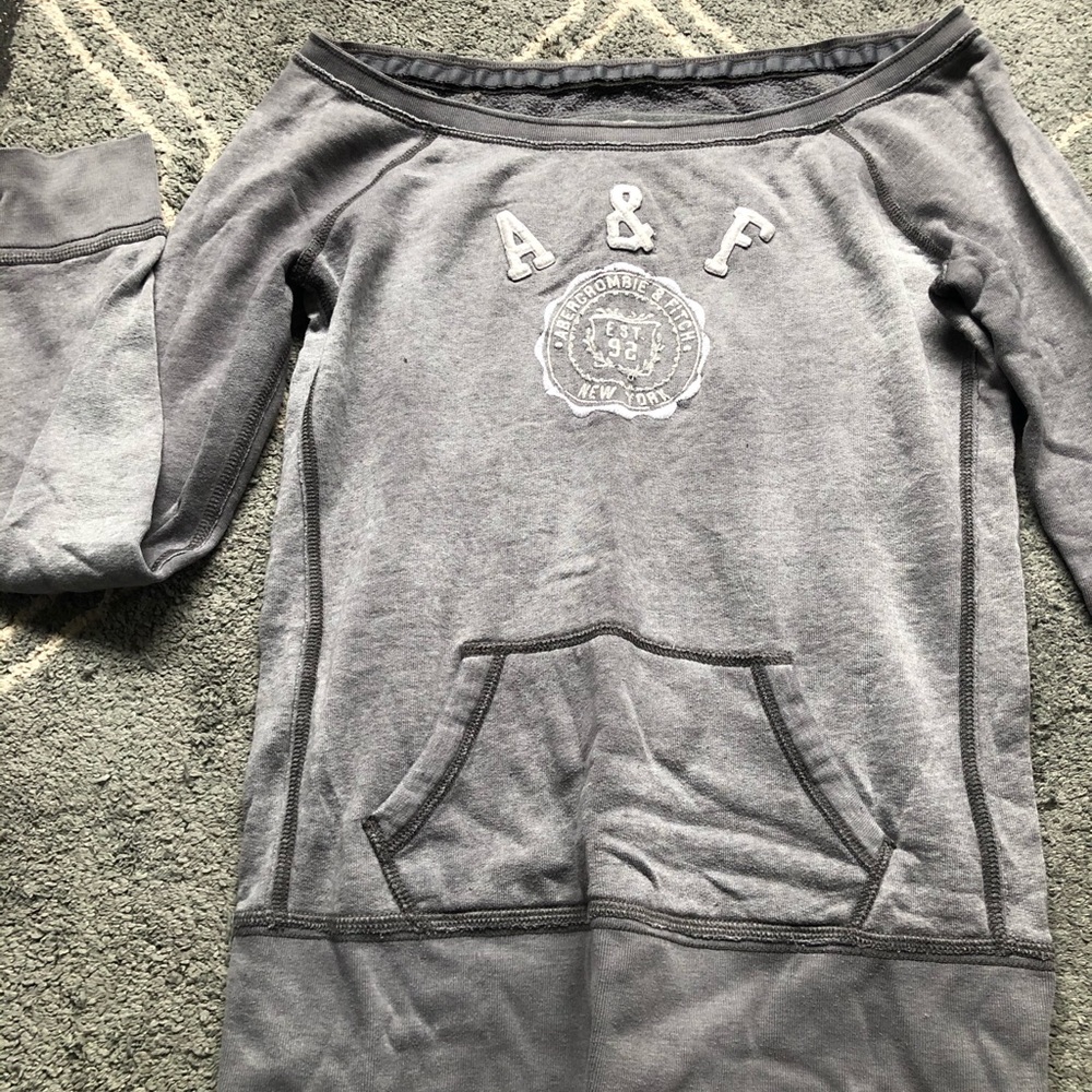 Off the shoulder sweatshirt